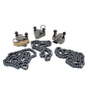 ЦЕПИ ГРМ В СБОРЕ С НАТЯЖИТЕЛЯМИ (КОМПЛЕКТ-3 ЦЕПИ И 3 НАТЯЖИТЕЛЯ) CHEVROLET CAPTIVA (3.2, 3.0), CAMAR