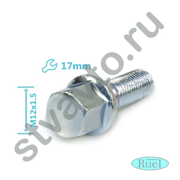 БОЛТ КОЛЕСНЫЙ (M12X1.5 (22 ММ)/17 КЛЮЧ/КОНУС) CHEVROLET LANOS (04-10), DAEWOO LANOS (97-09), NUBIRA 