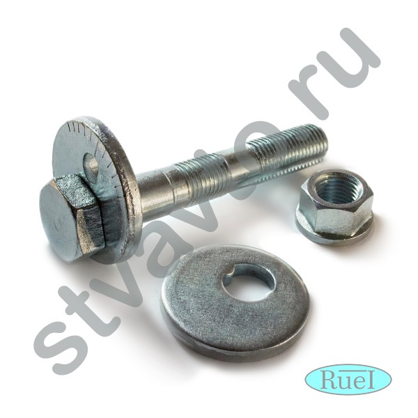 БОЛТ ЗАДНИЙ РАЗВАЛЬНЫЙ + ШАЙБА + ГАЙКА LEXUS (RX300) (98-03), TOYOTA CAMRY CV3 (01-06), V40 (06-11),