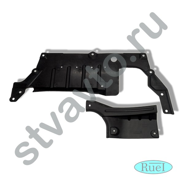 ЗАЩИТА ДВИГАТЕЛЯ ЗАДНЯЯ ЧАСТЬ MITSUBISHI ASX (10-16), LANCER (CX, CY) (07-Н.В), OUTLANDER XL (CW) (0