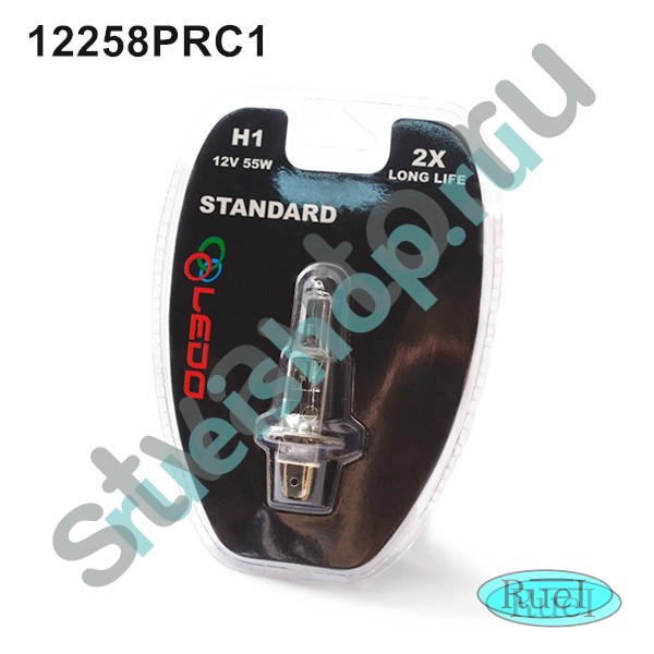 Лампа галогенная  H1 Standard LONG LIFE 12V  55W 