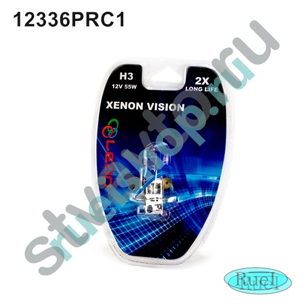 Лампа галогенная H3 XENON VISION, 12V  55W  5000К