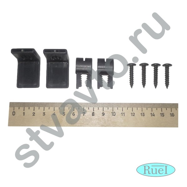 КРЕПЛЕНИЕ ДЛЯ БРЫЗГОВИКОВ ПЕРЕДНИХ (КОМПЛЕКТ) FORD C-MAX (03-11), FIESTA (01-08), FIESTA (08-Н.В), F